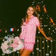 Pajamas in Blush Bay