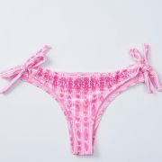 Pink Palm Puff Lila Bottom in Sakura Swimsuit